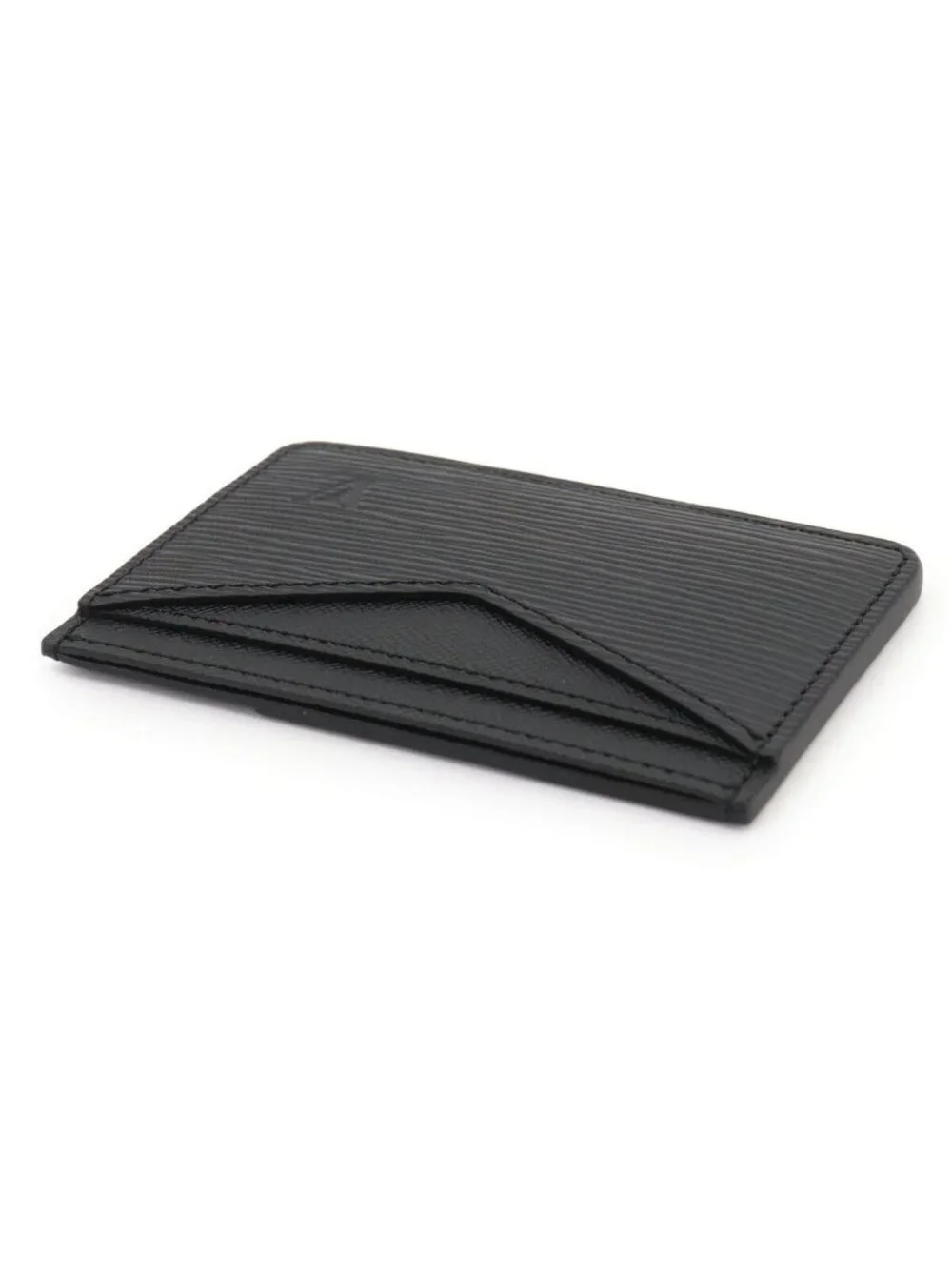 Louis Vuitton Epi Neo Card Holder Case Business Leather Noir Black